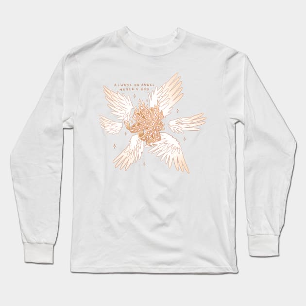 Boygenius Not Strong Enough Angel 2 Long Sleeve T-Shirt by novembersgirl